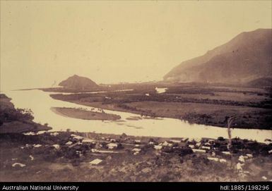 New Caledonia - river with settlement