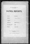 Patrol Reports. Western District, Lake Murray, 1949 - 1951