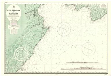 [New Zealand hydrographic charts]: New Zealand - South Island. Cape Palliser to Kaikoura. (Sheet 62)