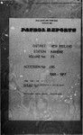 Patrol Reports. New Ireland District, Kavieng, 1966 - 1967