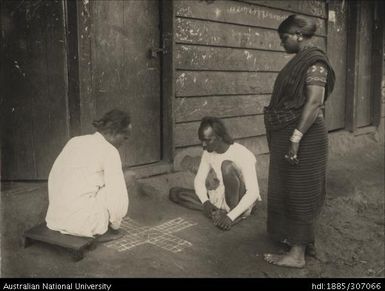 Indian life in Fiji, playing game