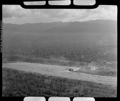 Gold dredge, Bulolo Valley, Papua New Guinea