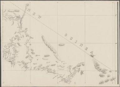 Map of the western part of British New Guinea from the latest astronomical observations surveys and explorations: Sheet No. 1