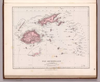 44. Fiji Islands. London: Edward Stanford, 55, Charing Cross. Stanford's Geogl. Estabt., Charing Cross