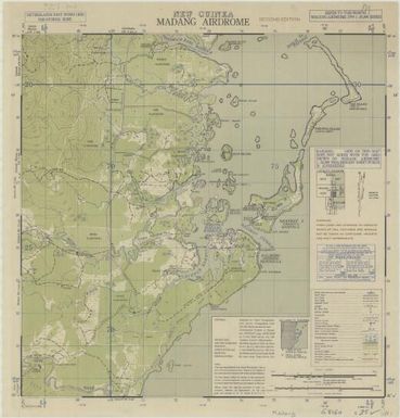 New Guinea 1:25,000 series (Madang Airdrome  , ed.2)