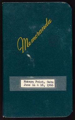 Oahu-Mokapu Point, July and November 1966