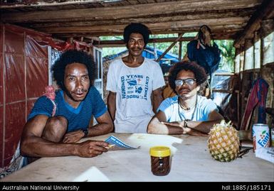 Imwauna Camp: Sakiusa of Mwatebu Ward (right), my assistant and translator. See Report, p.4