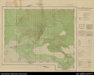 Papua New Guinea, Southern New Guinea, Abau, 1 Inch series, Sheet 2039, 1943, 1:63 360