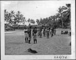 Dancing practice at Natagera, with the three male vocalists in the foreground