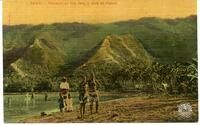 Tahiti - Pêcheurs au filet dans la Baie de Papara