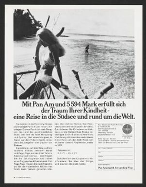 Mit Pan Am und 5 594 Mark erfüllt sich der Traum Ihrer Kindheit