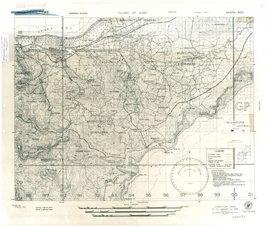 Island of Guam: Agana Bay - Special Air and Gunnery Target Map