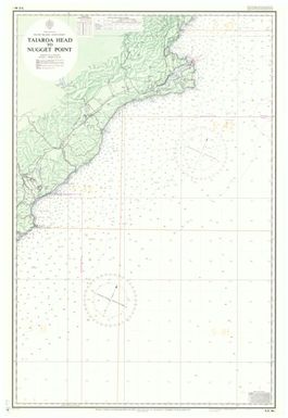 [New Zealand hydrographic charts]: New Zealand. South Island - East Coast. Taiaroa Head to Nugget Point. (Recto 66G)