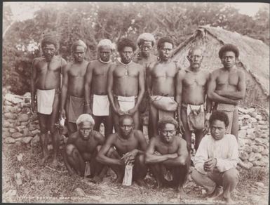 Men of Nukapu, Reef Islands, 1906 / J.W. Beattie