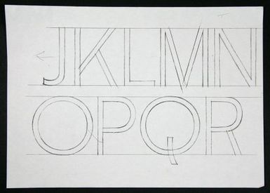Churchward Type Style Light Sketch
