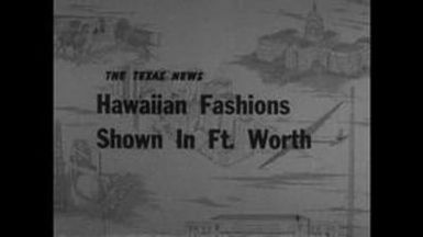 [News Clip: Hawaiian fashions shown in Fort Worth]