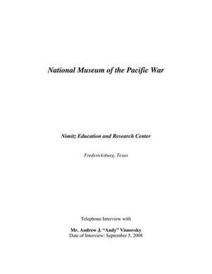 Oral History Interview with Andy Visnovsky, September 5, 2008