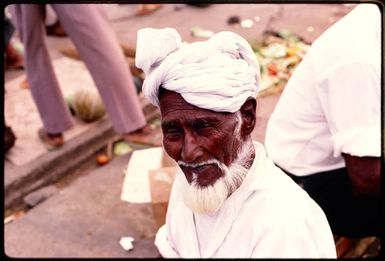 Indian man at Ba, Fiji, 1971