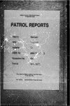 Patrol Reports. Western District, Nomad, 1974 - 1975