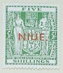 Stamp: New Zealand - Niue Five Shillings