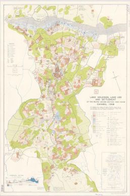 Land holdings, land use and settlement of the people around Mintima Rest House, Chimbu, 1958 / map prepared from fieldwork of H.C. Brookfield and P. Brown, June and July 1958