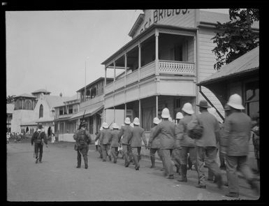 Landing of the New Zealand Force, Samoa
