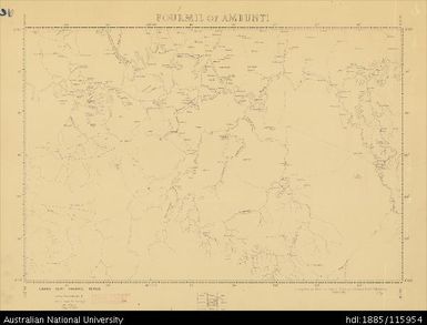 Papua New Guinea, Fourmil of Ambunti, Fourmil series, Sheet 6, 1956, 1:253 440