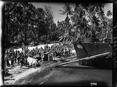 World War 2 New Zealand troops, Vella Lavella, Solomon Islands