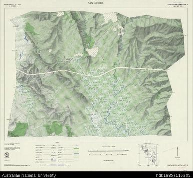 Papua New Guinea, Port Moresby, Preliminary Detail Plot, Series: NMP/62/029, Sheet 2, 1963, 1:50 000