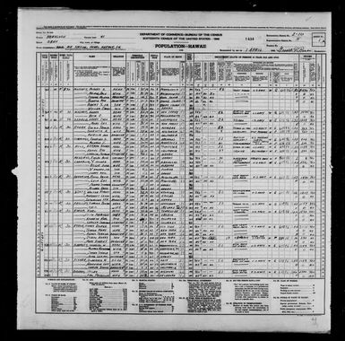 1940 Census Population Schedules - Hawaii - Honolulu County - ED 2-110