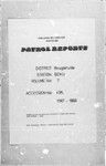 Patrol Reports. Bougainville District, Boku, 1967 - 1968