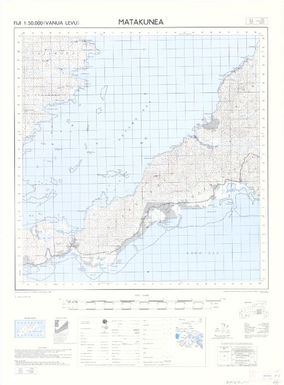 Fiji 1:50,000: Matakunea (Sheet Vanua Levu 13)