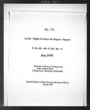 Overlay indexes for degree square 10N165E