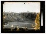 [View of drying stacks of lumber at a large mill]