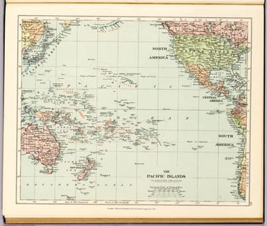 The Pacific Islands on Mercator's projection. London : Edward Stanford, Ltd., 12, 13, & 14, Long Acre, W.C.