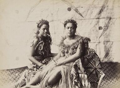 Two unidentified young women