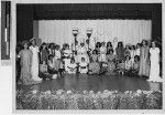 Aloha week pagent at St. Anthony's School, Kalihi, Honolulu, Hawaii, 1950