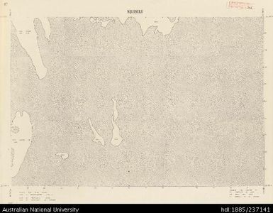 Samoa, Savai'i, Silisili, Sheet 7, 1970, 1:40 000