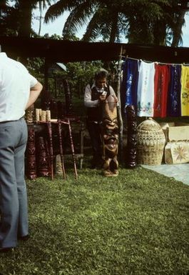 Carver puts finishing touch, Nuku'alofa, June 1984