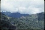 Duwai settlement, gardens and surrounding mountains