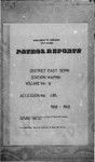 Patrol Reports. East Sepik District, Maprik, 1968 - 1969