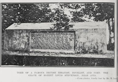 Tomb of a famous British essayist, novelist, and poet