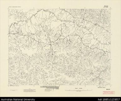 Papua New Guinea, Wagi, Provisional map, Sheet NMP-58-021, 1957, 1:63 360