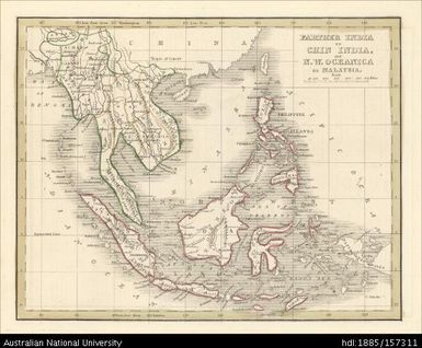 South-east Asia, Farther India or Chin India, and N.W. Oceania or Malaysia, 1835