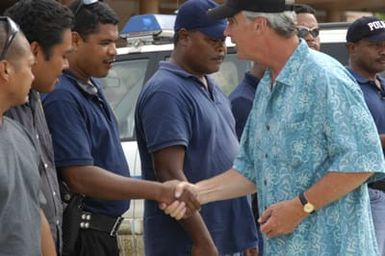 [Assignment: 48-DPA-SOI_K_Palau_6-7-9-07] Pacific Islands Tour: Visit of Secretary Dirk Kempthorne [and aides] to Palau Islands, Republic of Palau [48-DPA-SOI_K_Palau_6-7-9-07__DI13619.JPG]