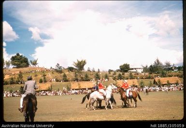 Goroka vs Port Moresby Polo Cross game