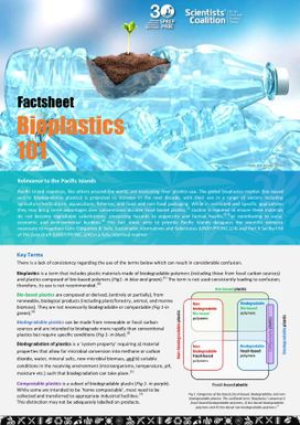 Bioplastics 101 - Factsheet