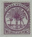 Stamp: Samoan Two Shillings and Six Pence