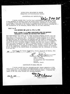 Volumes 7-25 September 4, 1942 - July 6, 1944