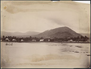 Charles H Kerry & Company fl 1883-1913 (Firm; Sydney, N.S.W.) : Photograph of Apia, Samoa, from the reef